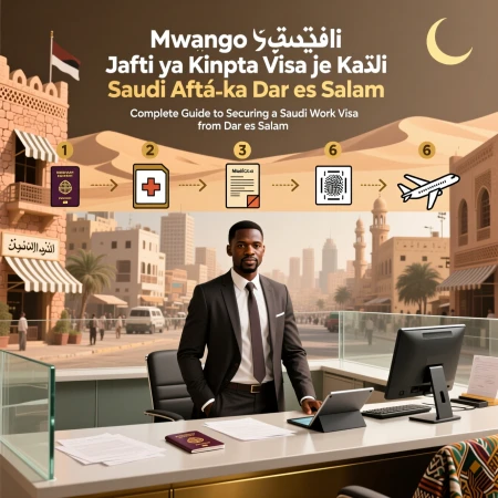 Jinsi ya kupata visa ya kazi Saudi Arabia kutoka Dar es Salaam